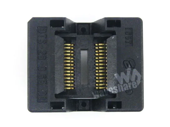 SSOP28 TSSOP28 OTS-28-0.65-01 Enplas IC тестовый Адаптер для программирования гнезда 0 65 мм Шаг 4