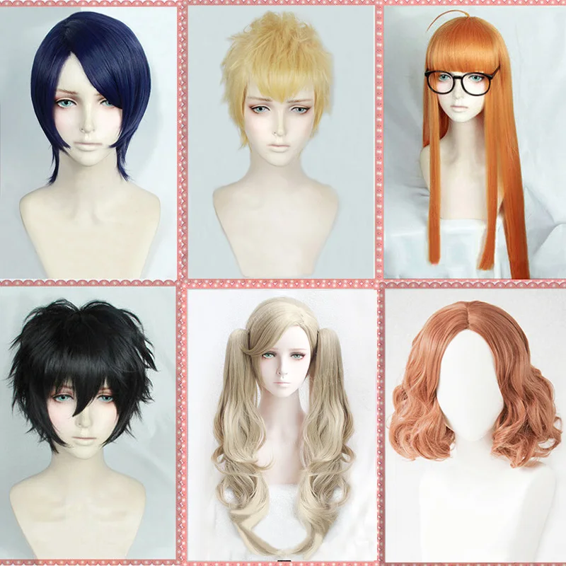 P5 Persona 5 Hero Kurusu Akira Ryuji Sakamoto Anne Takamaki Yusuke Kitagawa Haru Okumura Futaba Sakura Takemi Tae Cosplay Wig |