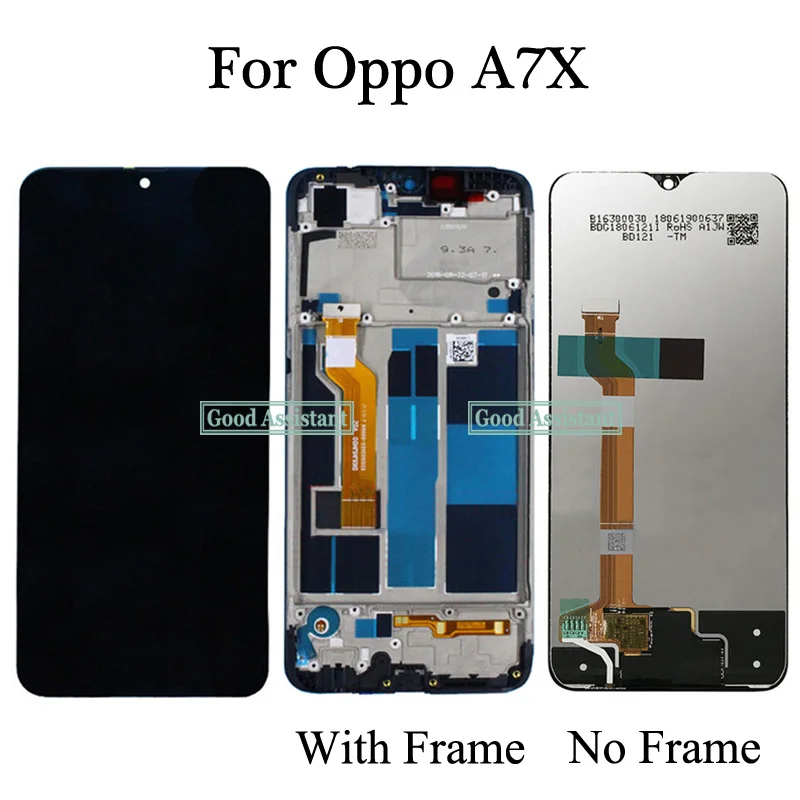 Черный ЖК дисплей 6 3 дюйма для Oppo A7x сенсорная панель дигитайзер в сборе с