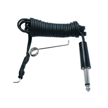 

YILONG Hot One Black Silicone Single Side Tattoo Power Clip Cord For Machine Gun Kit Set Supply