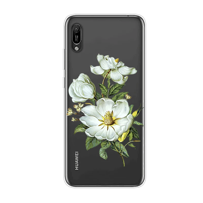 Case For Huawei Y6 Pro 2019 6.09 Inch Transparent Printing Drawing Silicone Phone Cover |