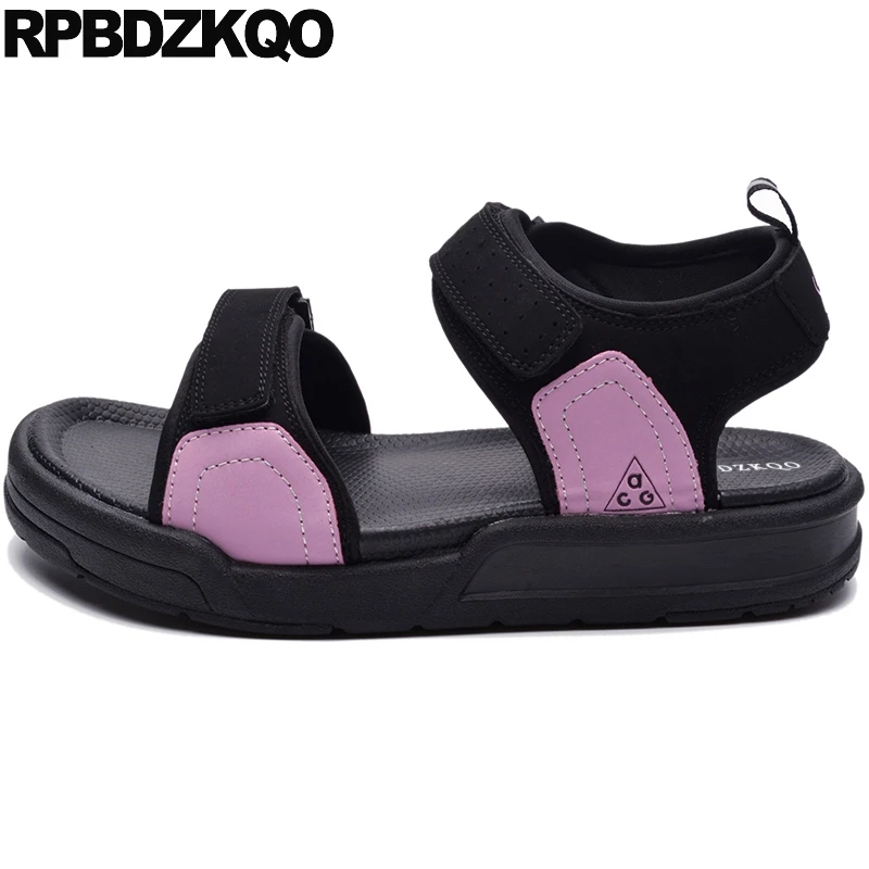 

Mens Sandals 2021 Summer Outdoor Open Toe Sport Designer Japanese Shoes Sneakers Nice Breathable Strap Purple Native Casual