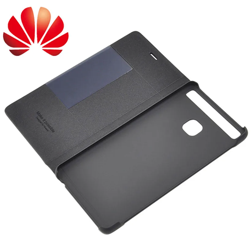 Чехол для HUAWEI п9 100% оригинальная официальная смарт чехол вызова ID кожа откидная