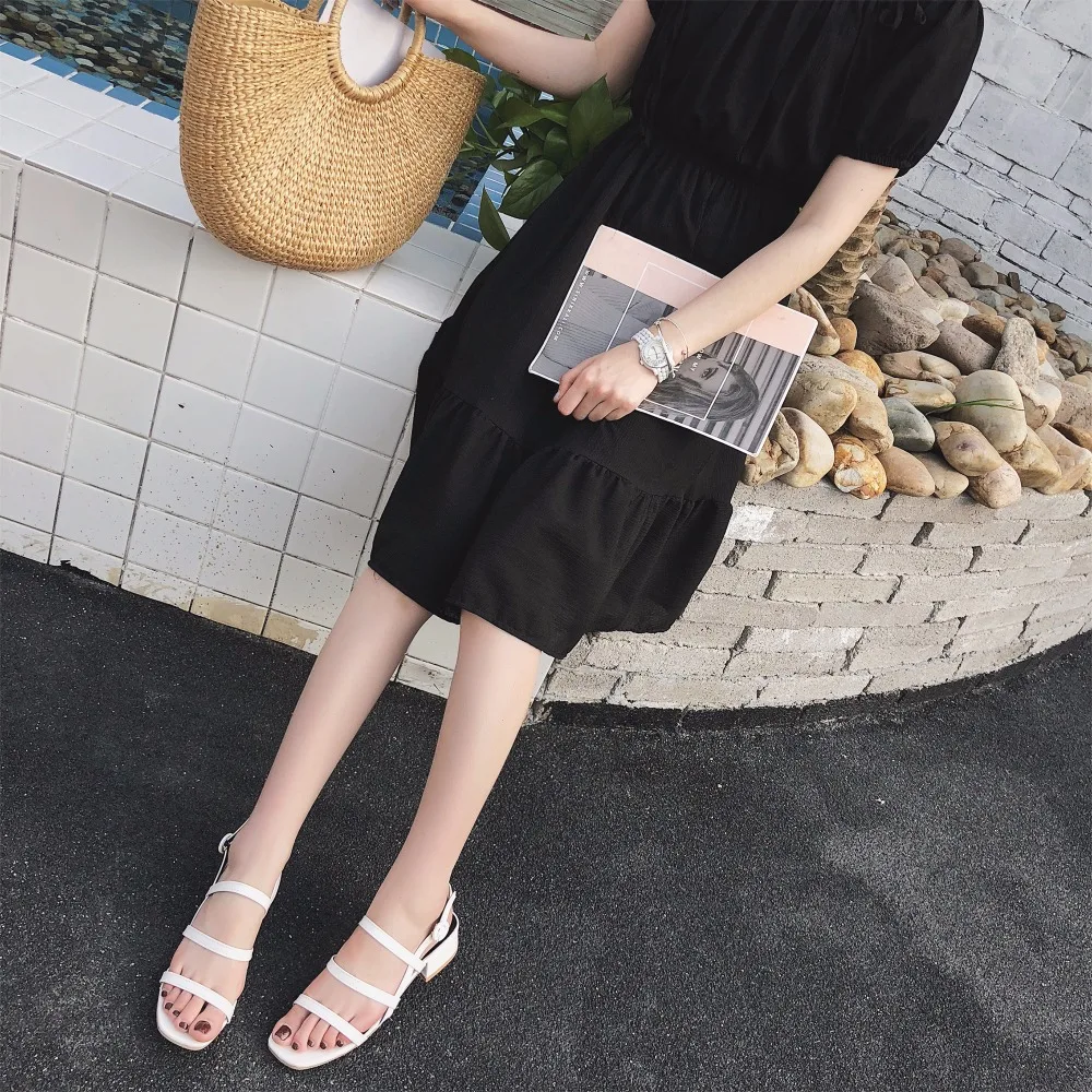 2018 новый летний женский плотная сандалии удобные очень классные Для женщин на