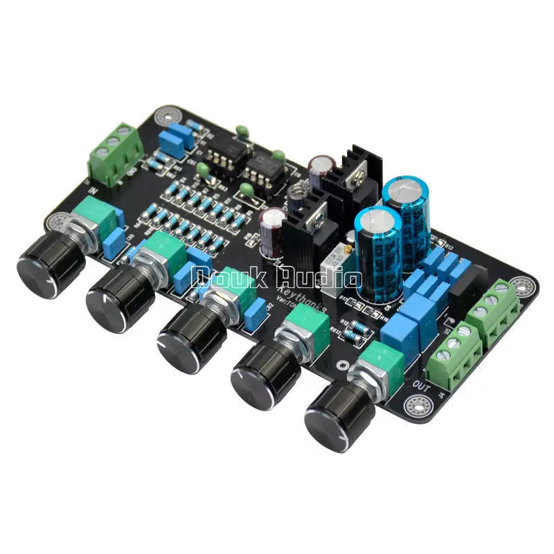 Предусилитель Douk Audio OPA2604 AD827 OP amp предусилитель плата управления громкостью и