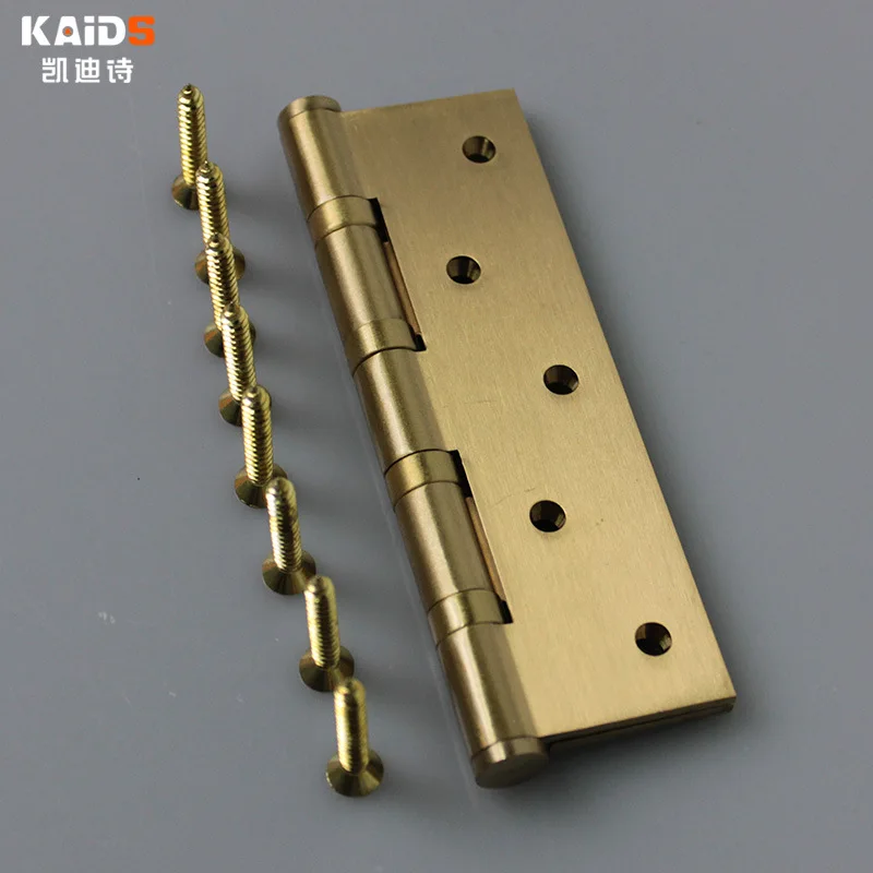 KAIDS 2шт 5 дюймов все медные уплотненные дверные петли зубчатая цепь шарнирная петля