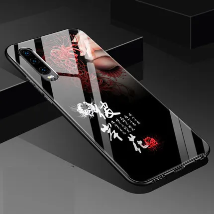ZITI Bi An Hua Huawei p30 чехол твёрдый глянцевый P30 pro закаленное стекло задней крышки обернутый с уровнем твердости 9 h анти-взорваться противоударное для p30 pro Чехол - Цвет: ZITI Bi An Hua