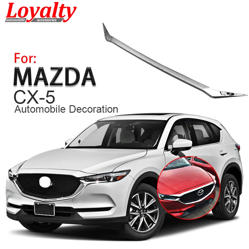 Лояльности для Mazda CX5 CX 5 2017 2018 передняя решетка капот крышка двигателя накладка