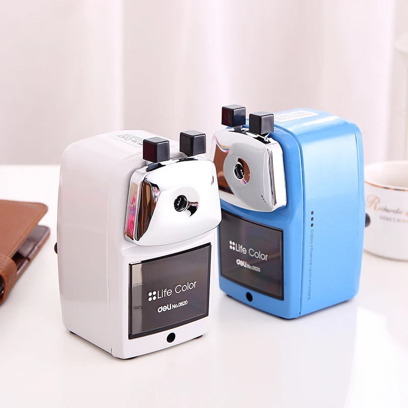 

deli 0620 life color big heavy quality pencil sharpener metal pencil sharpener