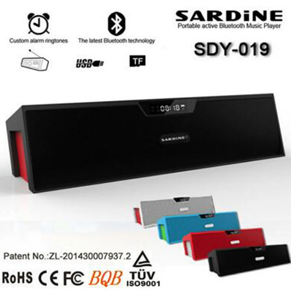 SDY 019 беспроводной Bluetooth динамик усилитель мини портативный HIFI s FM радио altavoz