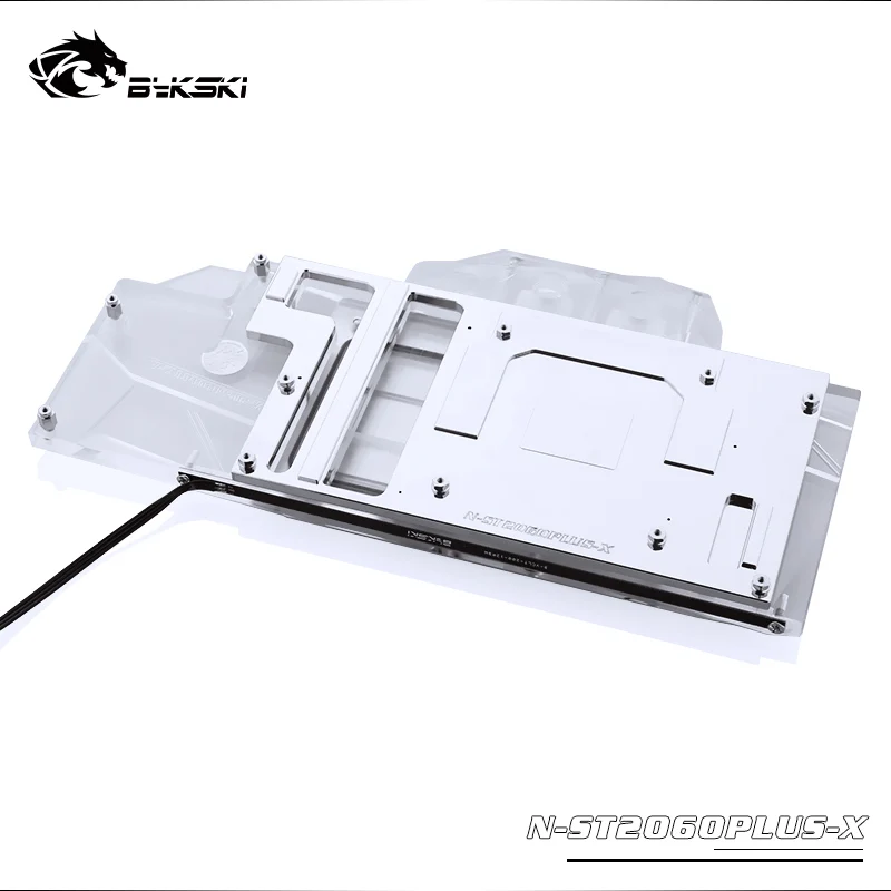 Bykski N ST2060PLUS X GPU/VGA полное покрытие блок водяного охлаждения со светодиодной
