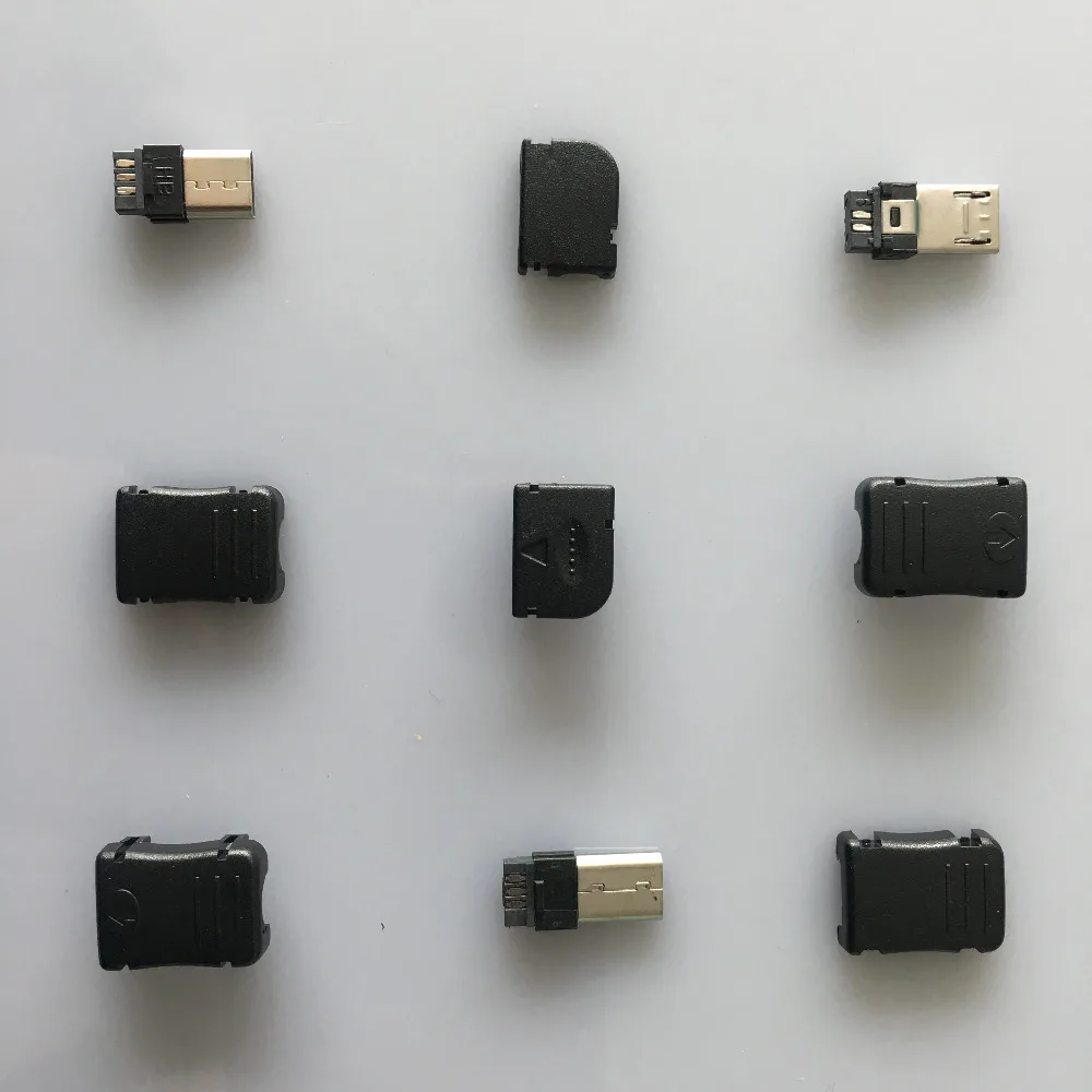 10 шт./пакет YT2152Y Micro USB 5pin разъем длинный/изогнутый/короткий штекер сварочные