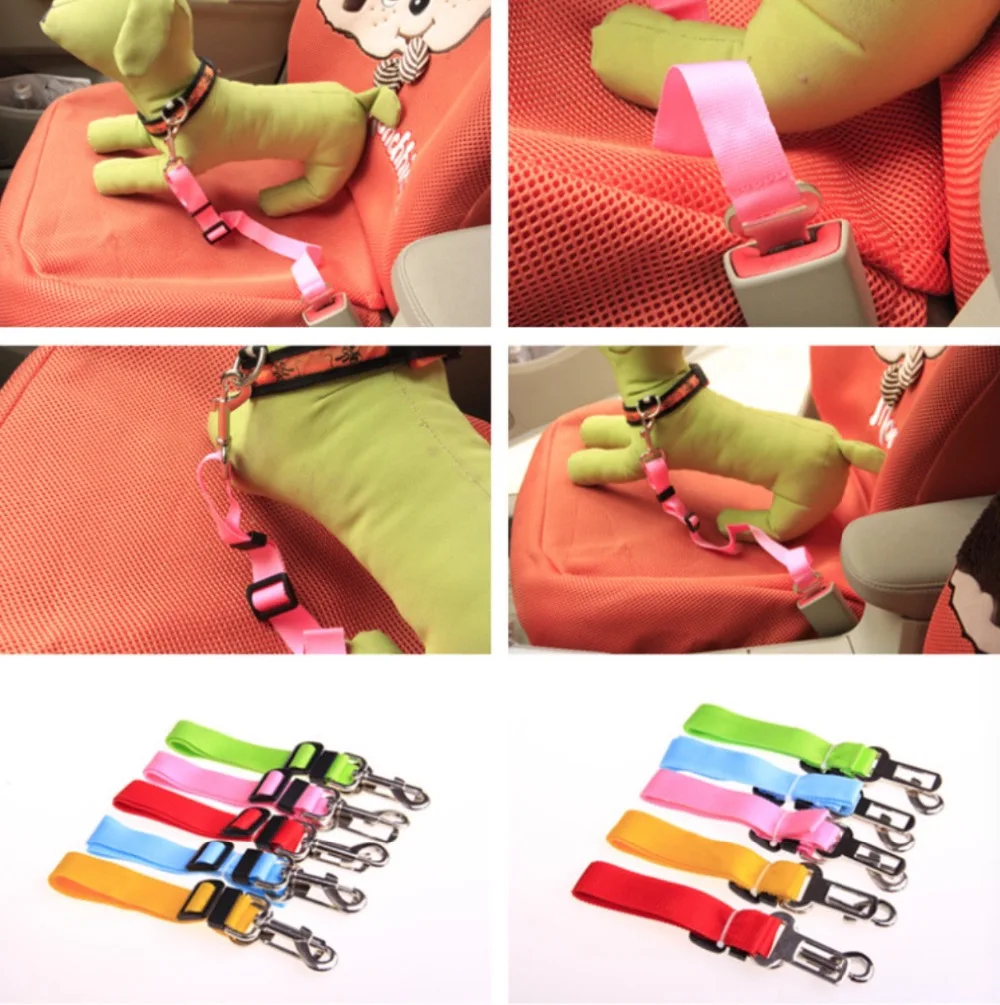 Бесплатная доставка DHL 100 шт. автомобильный ремень безопасности для питомцев