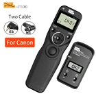 Беспроводной пульт дистанционного управления таймером Pixel TW-283N3 ЖК-спуска затвора с кабелем подключения E3 для цифровых зеркальных камер Canon EOS VS RW-221