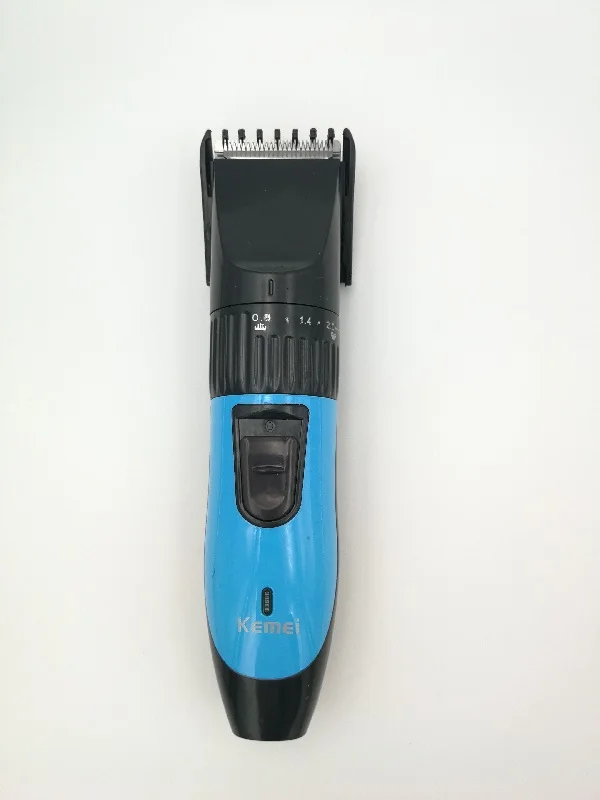 Синий Kemei KM-730 профессиональная машинка для стрижки волос перезаряжаемая машинка для стрижки волос триммер для волос для мужчин электрическая машинка для стрижки стрижка для мужчин Stylin - Цвет: Синий