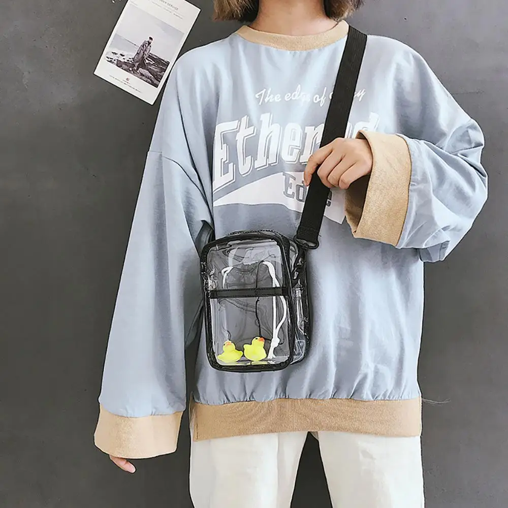 Женская прозрачная Наплечная Сумка Magic Fish модная универсальная дамская сумочка