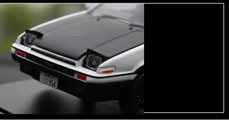 Автомобиль из 1:28 сплава, новинка, Toyota AE86, начальная Модель D, аниме, мультфильм, форсаж, со звуковым светом для мальчиков, игрушки
