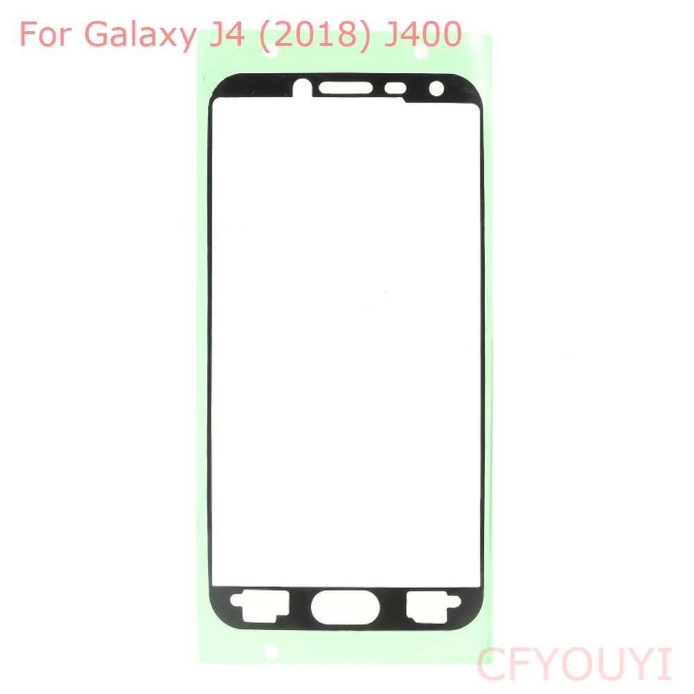 Для Samsung Galaxy J4 2018 J400 J400M J400G передняя рамка Клейкая наклейка Замена|Наклейки для