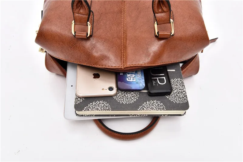 Toposhine Retro Boston Pillow Bag Lady Handbag New Fashion Casual Joker Shoulder Messenger Bag