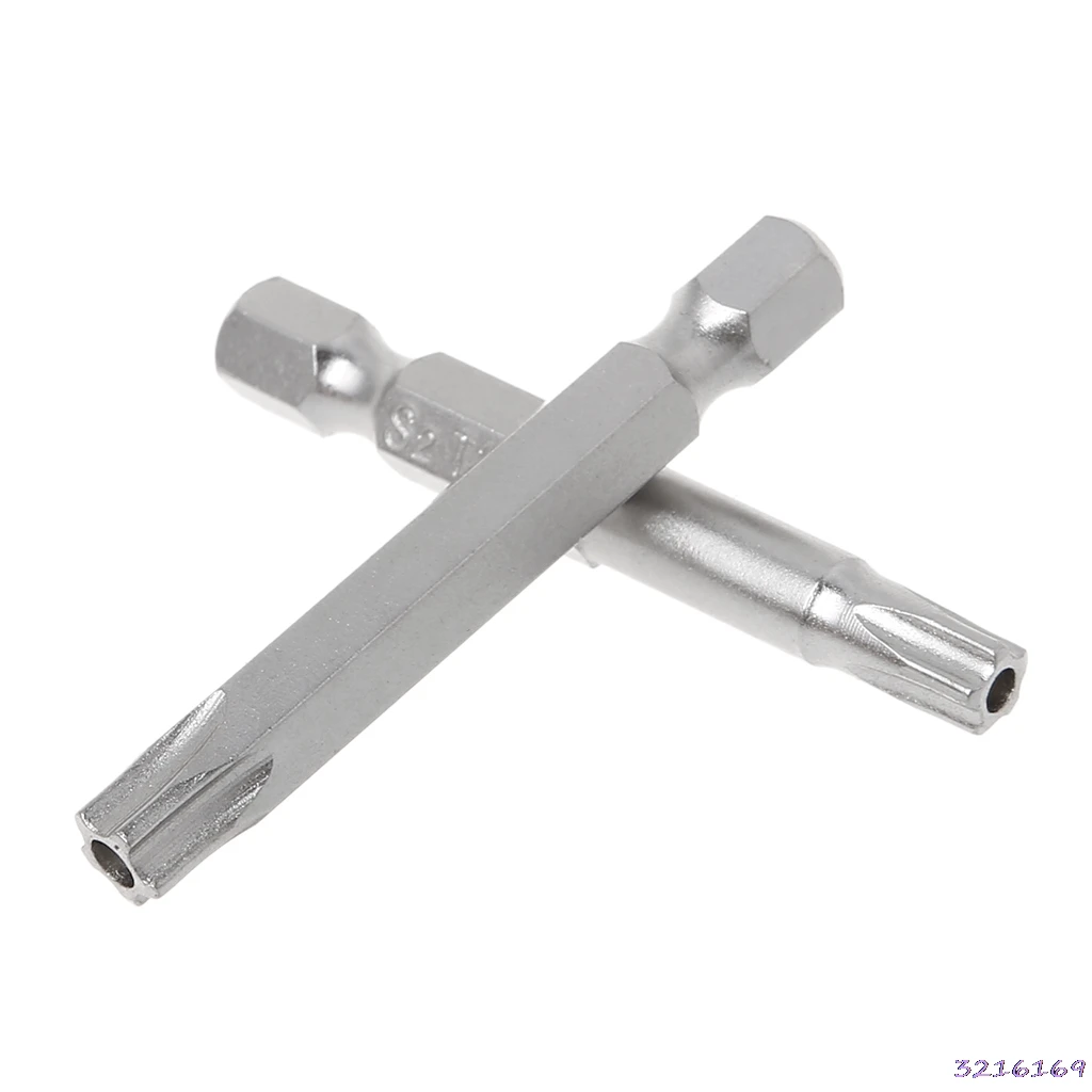 

7Pcs Star Drill Bits Screwdriver Magnetic Shank Hand Tools Five-pointed Star Bore T10-T40