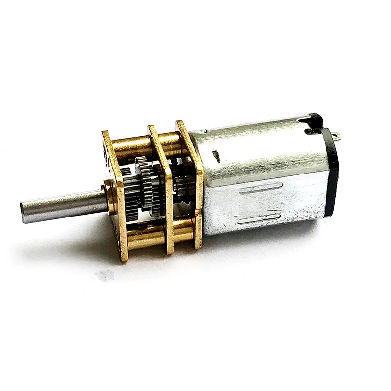 DC 12V 100RPM мини металлический мотор редуктор с высоким крутящим моментом зубчатым