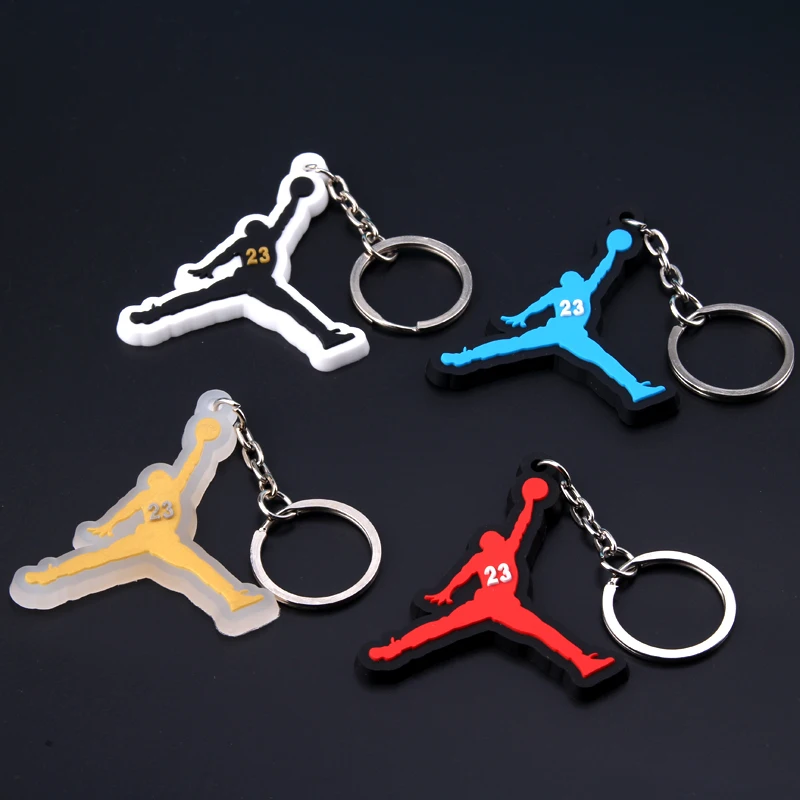Силиконовый мини брелок для ключей Jordan Shoe Chain подарок для женщин и мужчин и детей баскетбольные кроссовки Porte Clef