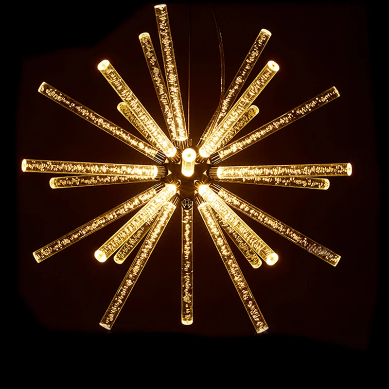 Глобус Led подвесной Светильник Одуванчик Матовый акриловый пузырчатая трубка