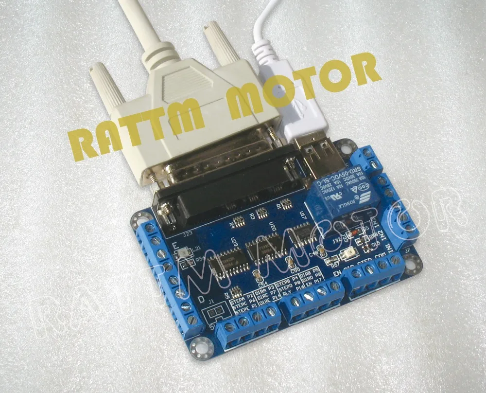 4 осевой шаговый двигатель Nema34 (двойной вал) 1230oz in/5.0A /116mm & Driver 6A/80V 256 Microstep источник
