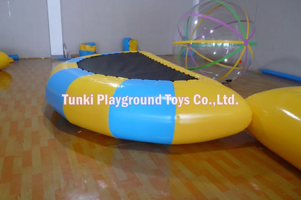 

3 meters diameter semi circle inflatable water platform