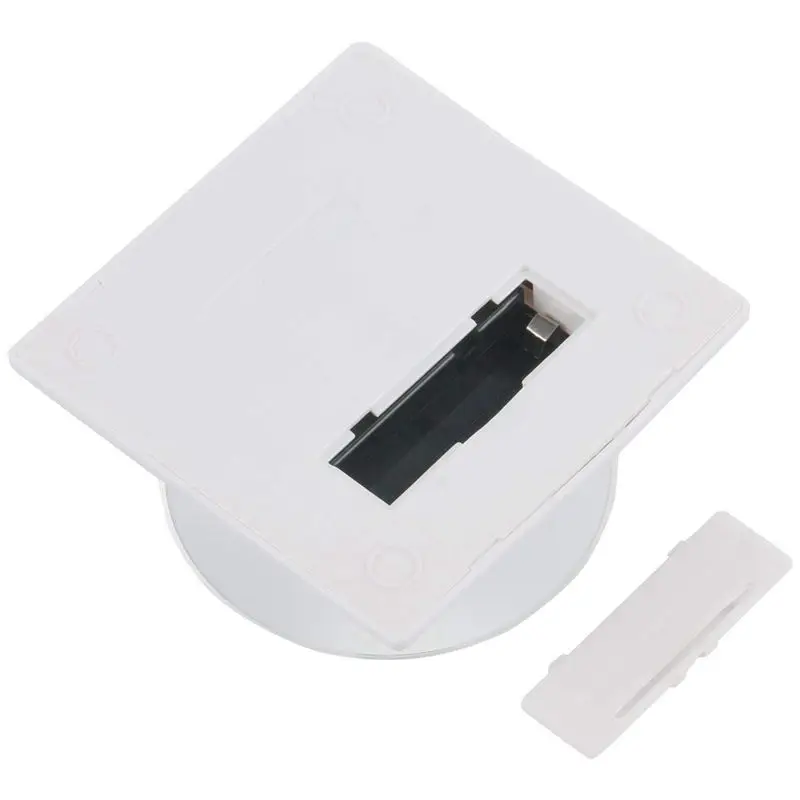 White Solar/Battery Powered Rotating Stand Product Display Art Jewellery Exhibition Photography | Украшения и аксессуары