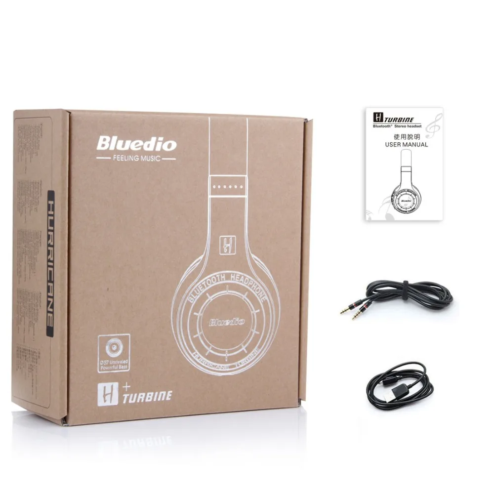 Bluedio H Plus беспроводные Bluetooth наушники BT 4 1 стерео с микрофоном для мобильного