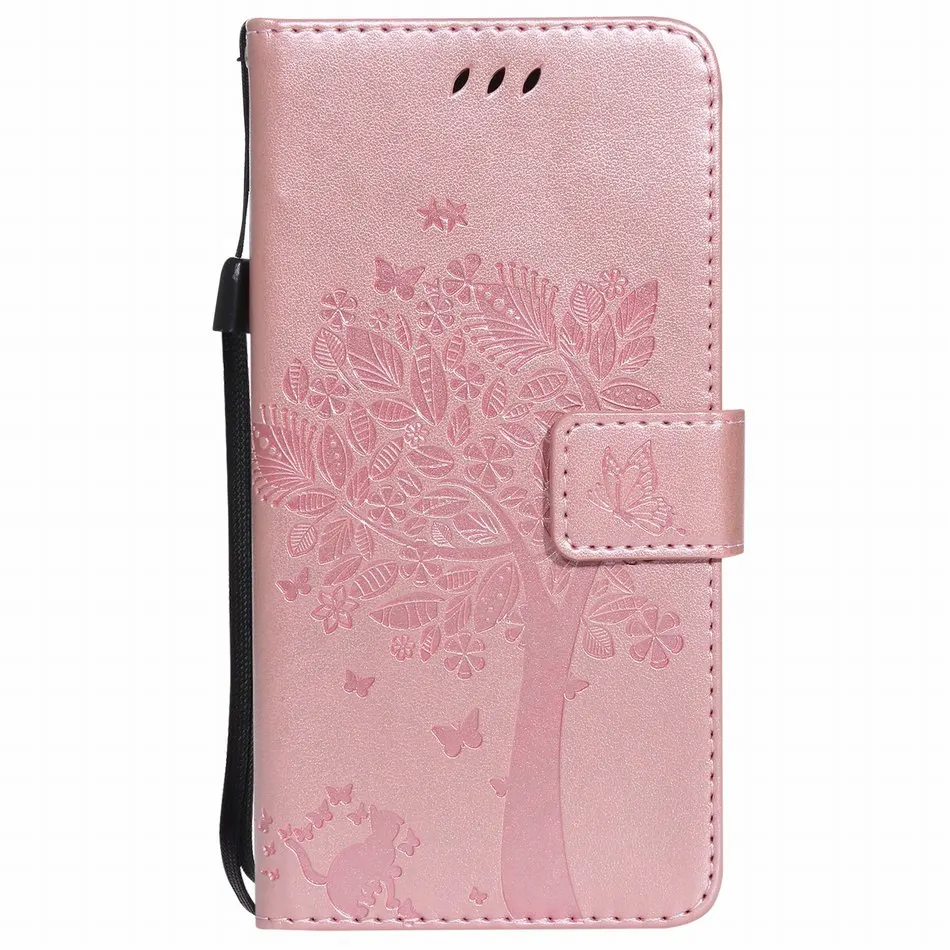 Кожаные чехлы DEEVOLPO с цветами и деревом для huawei P8 Lite P10 Lite P9 Plus P7 Y3 Y5 mate S 7 8 9 Honor V8 крышка DP06Z