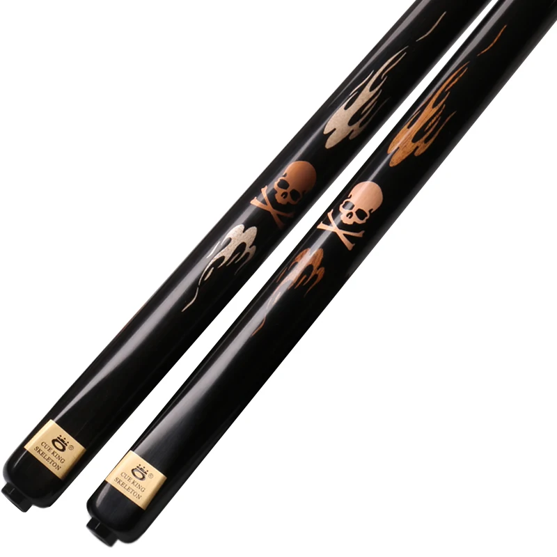 O'MIN SKELETON All Handmade One Piece Snooker Cue 3/4 Kit with Case Extension 10mm Tip High-end Stick |