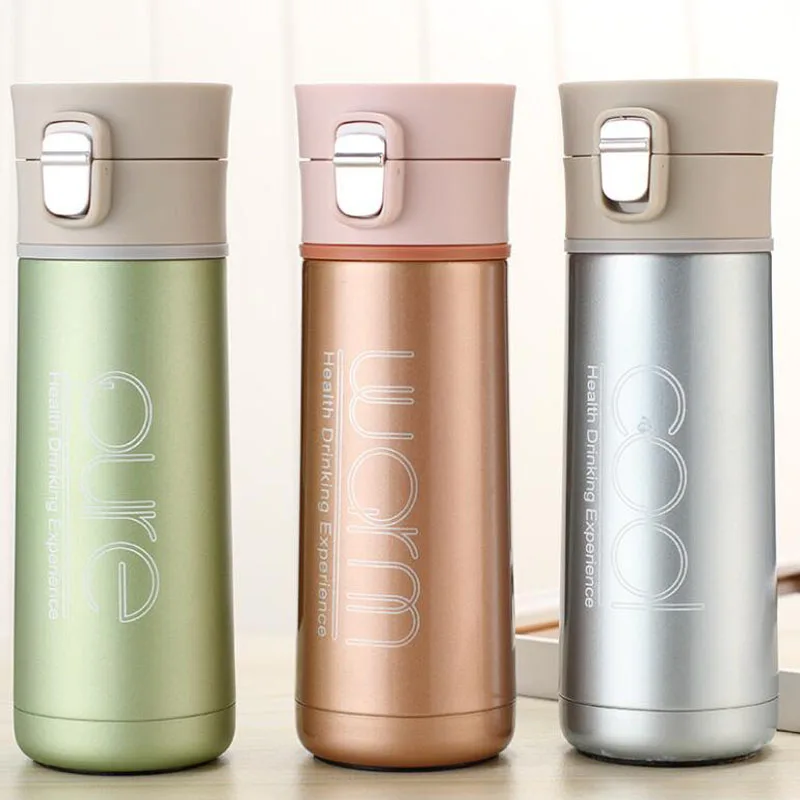 500ml Stainless Steel Double Wall Insulated Thermos Cup Vacuum Flask Coffee Mug Travel Drink Bottle Thermocup