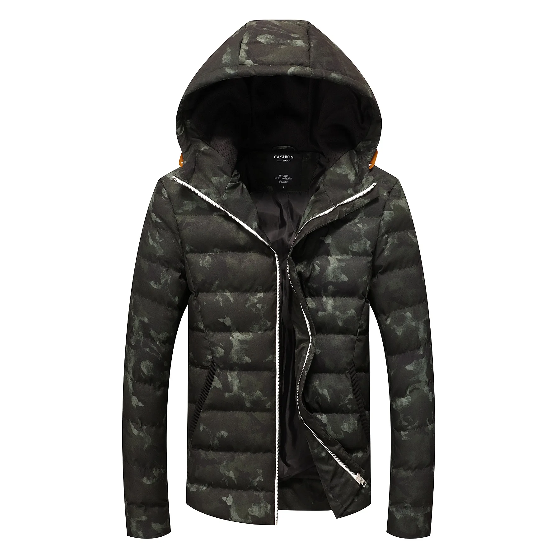 

drop shipping 2020 Men's Winter Jackets And Coats Thick Warm Men's Parkas Casual Cotton Padded Male Jackets Outwear NXP33