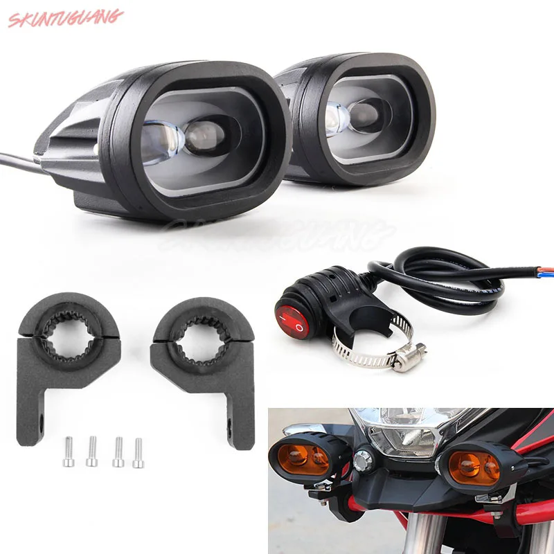 12V рулевой переключатель мотоцикла матч 6D светодиодный рабочий светильник