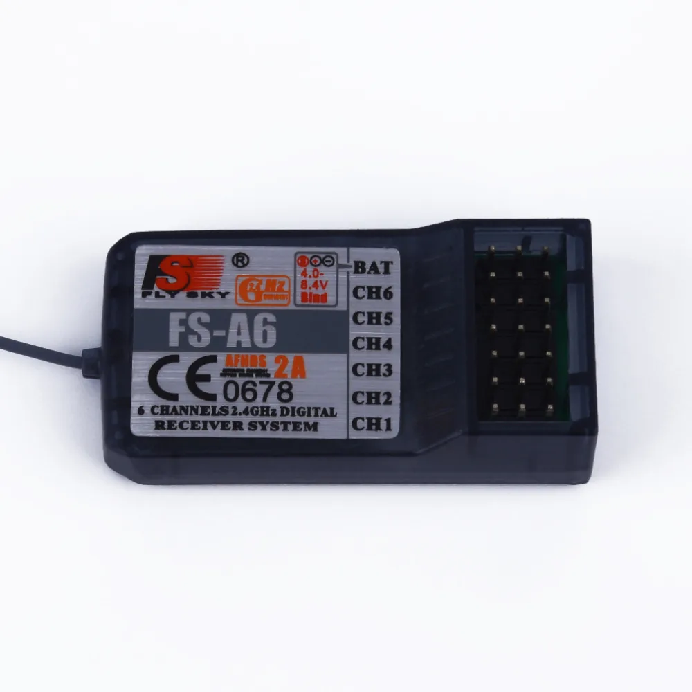 Flysky FS A6 2 4G 6CH приемник для передатчик контроллера I10 I6 I4 GT2E GT2F GT2G|flysky receiver|transmitter