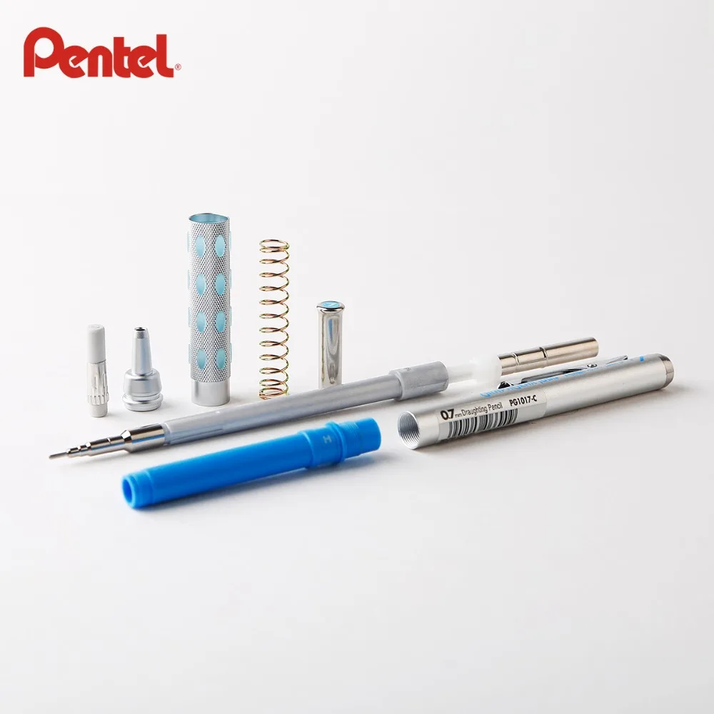 Pentel графа шестерни 1000 механический чертёжный карандаш с ластиком металлический корпус 1 шт. автоматический карандаш японский 0,5 мм 0,3 мм 0,7 0,9 мм