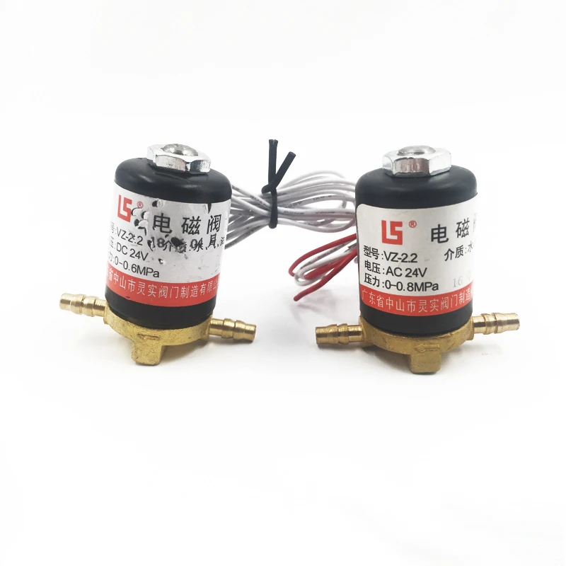Высокое качество DC 24V стоматологический электромагнитный клапан AC12V