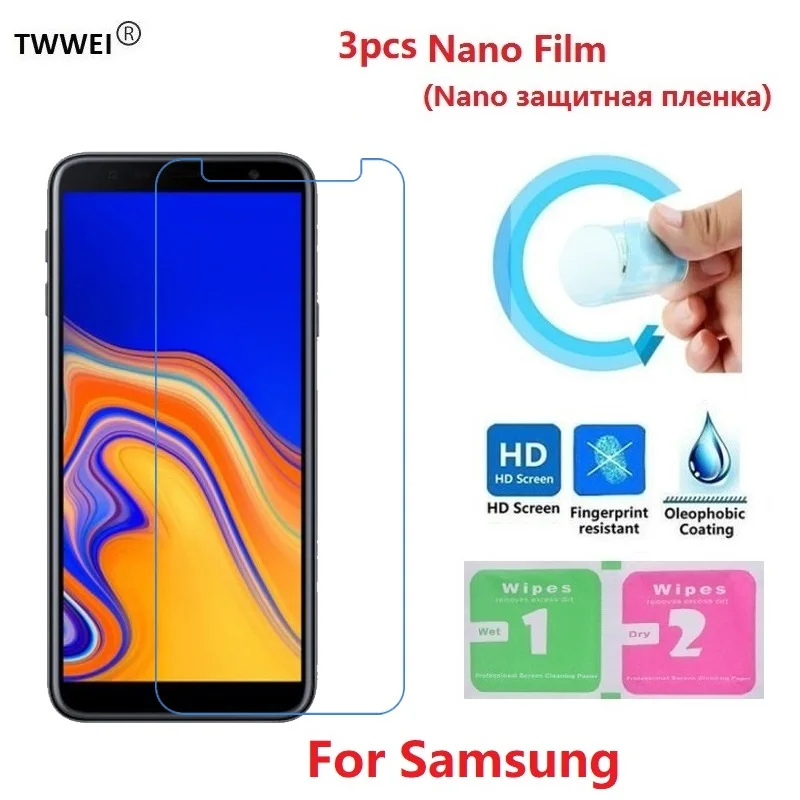 3 шт Защитная пленка для samsung Galaxy J8 J6 J4 Plus J3 J5 J7 EU защитная пленка(не стекло