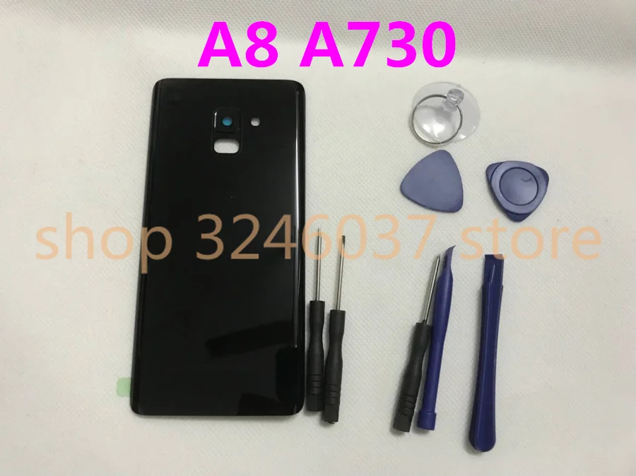 Новая Оригинальная задняя крышка батарейного отсека для Samsung Galaxy A8 A730 A730F 2018
