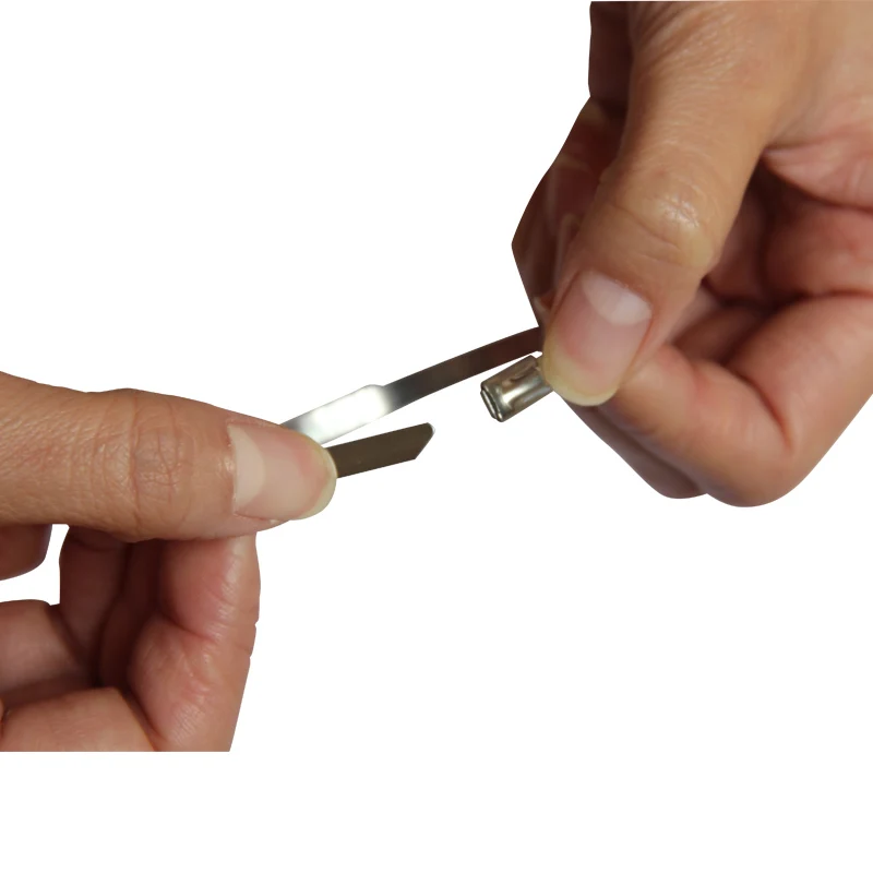 Metal self-locking stainless steel cable ties bundle tie with 50 400 4.6 * | Обустройство дома