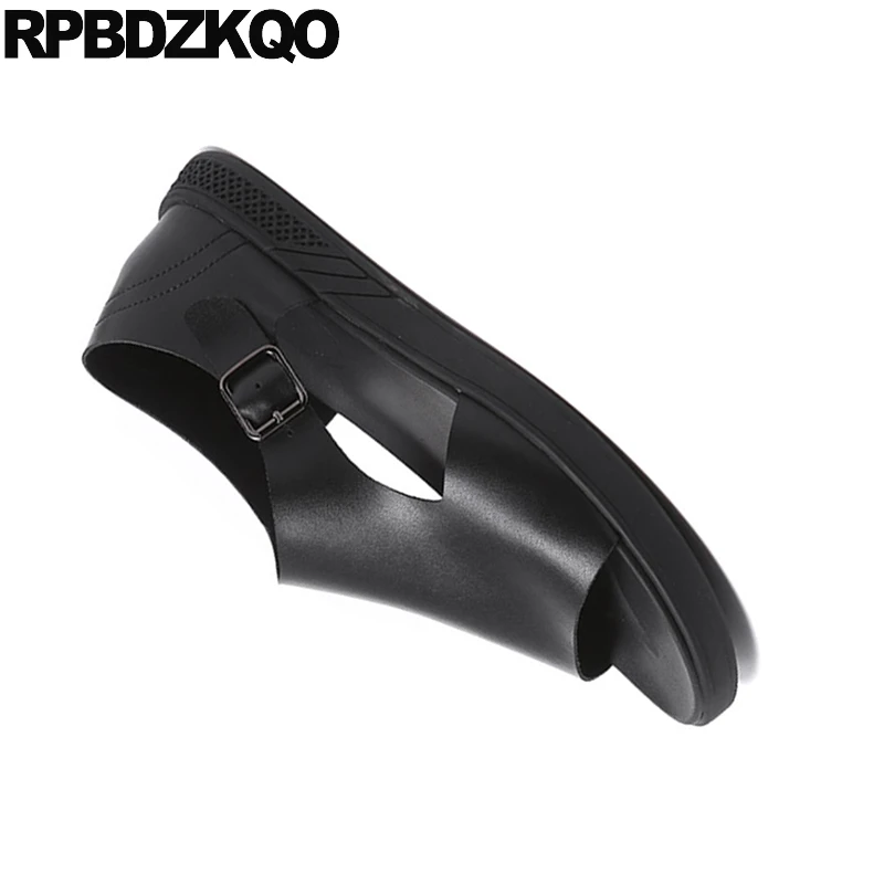 Дизайнерская мужская обувь высокого качества от известного бренда с черным