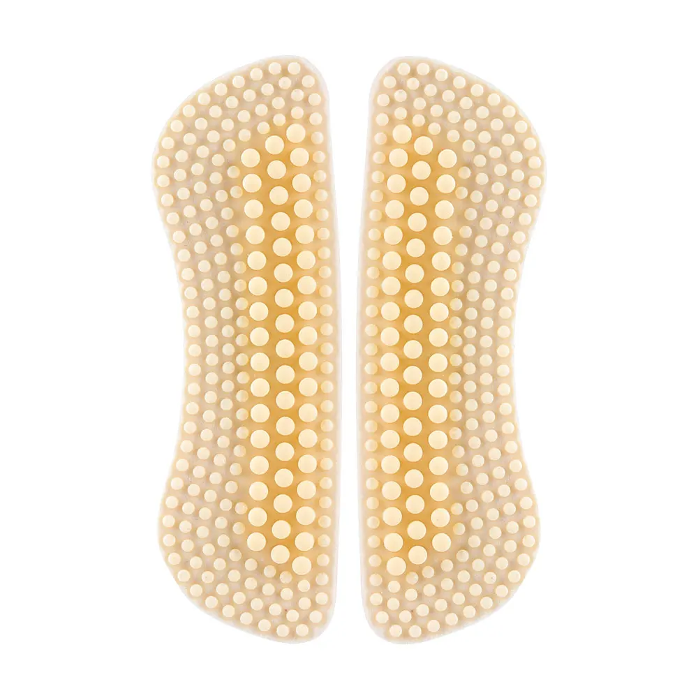 Beige-3mm 1 пара обуви, задняя пятка, стелька, защита, нескользящая наклейка, подушка, массажная силиконовая подкладка, ручки, вставки, уход за ногами - Цвет: Beige-3mm