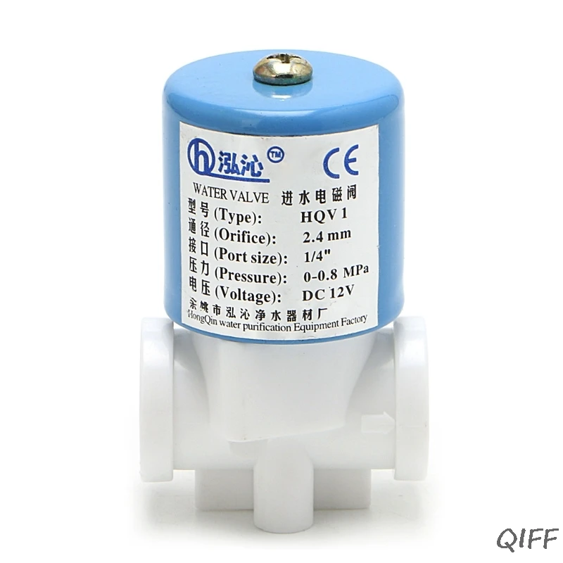 G1/" Соленоидный клапан пластиковый нормально закрытый 2 способ 12 В DC 0-120PSI Mar28