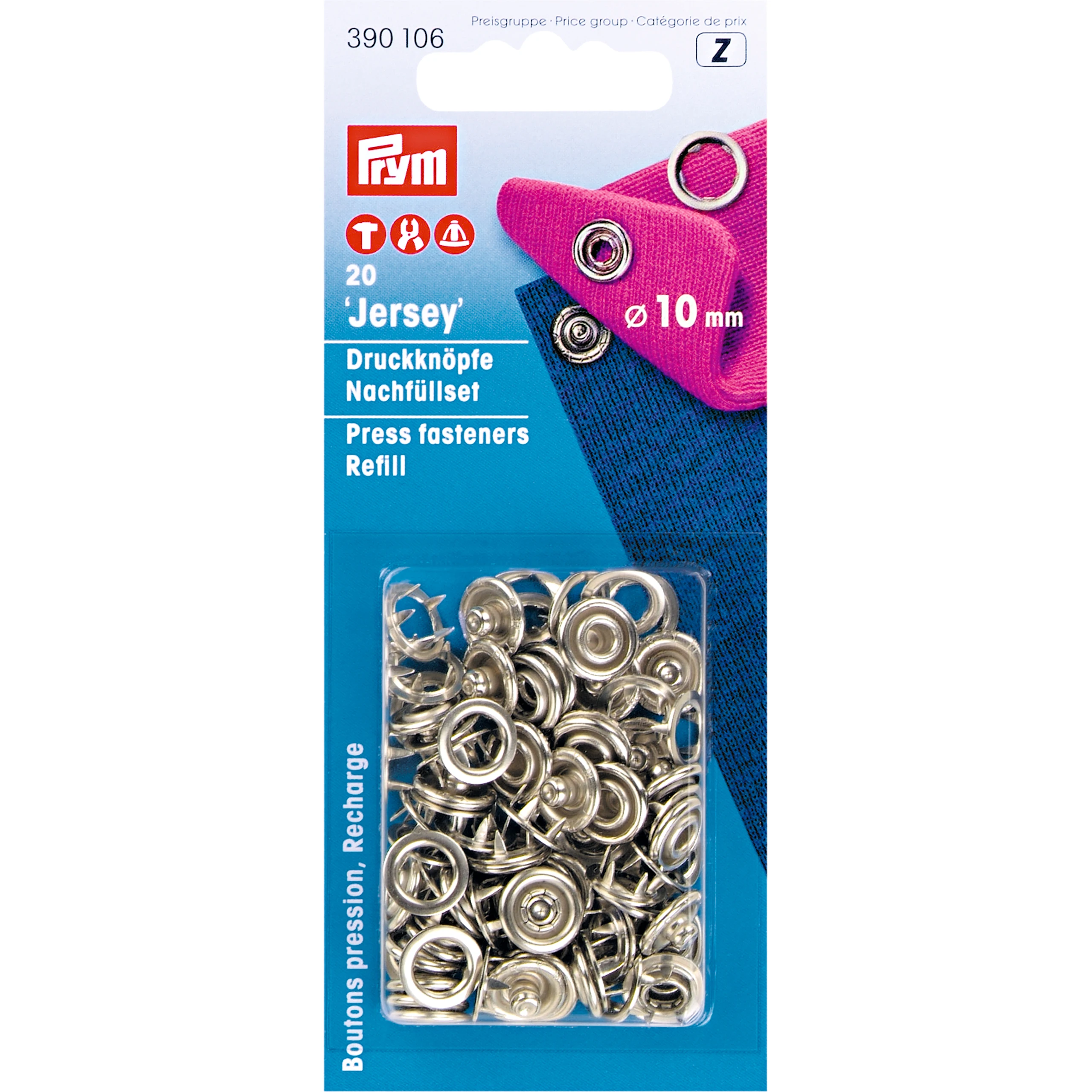 

Germany Prym390106 390117 Press Fasteners Refill, boutons pression, patchwork, handmade diy, sewing supplies