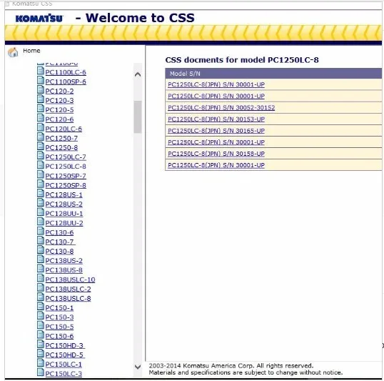 hard disc with Komatsu Electronic parts catalogue Linkone 2017 global full+ KOMATSU CSS 2014 FULL SET big promotion |