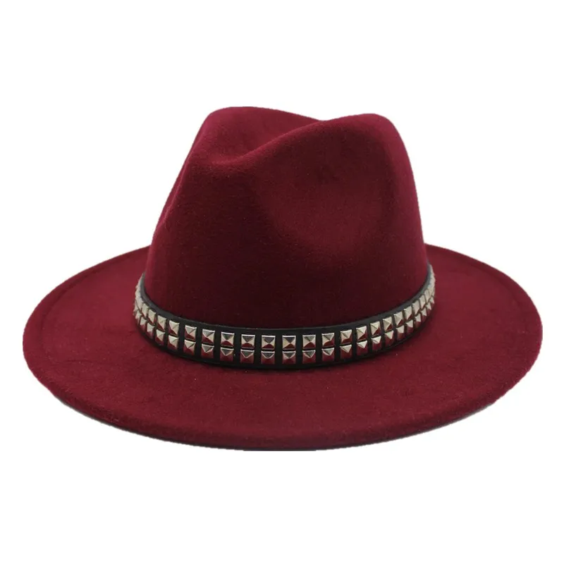 

Seioum Wool Women Men Fedora Hat For Gentleman Elegant Lady Winter Autumn Floppy Cloche Wide Brim Jazz Church Godfather Sombrero