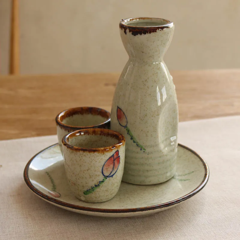 6 шт. в японском стиле ретро керамический винный набор креативные хип-фляги Саке