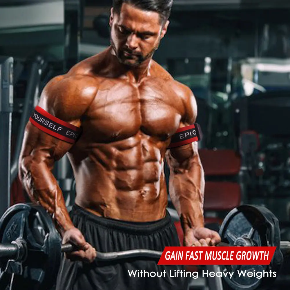 Фитнес браслет бицепс ноги бедра сопротивление мышцам окклюзионные ленты ремень